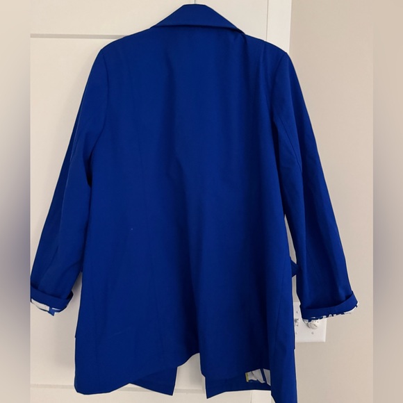 Dennis Basso Blue Women's Jacket - Picture 5 of 5